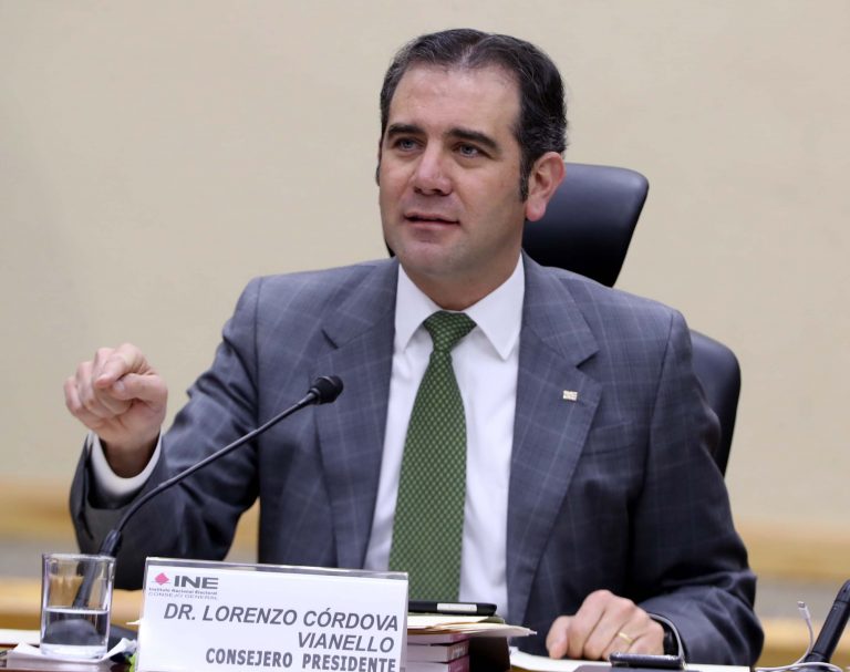 Lorenzo Córdova Vianello, Consejero Presidente del INE.