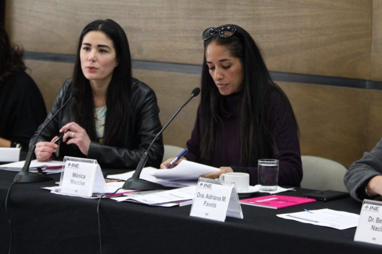 Dania Ravel Cuevas, Consejera Electoral y Presidenta de la Comisión  Temporal para el Fortalecimiento de la Igualdad de Género y No Discriminación.