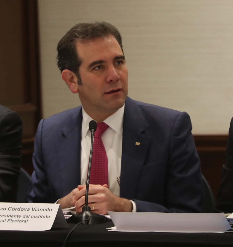 Lorenzo Córdova Vianello, Consejero Presidente del INE.