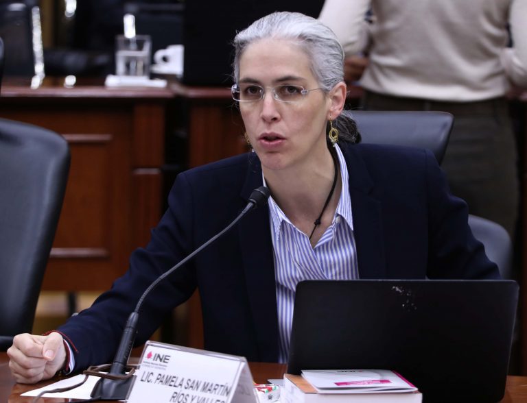 Pamela San Martín Ríos y Valles, Consejera Electoral.