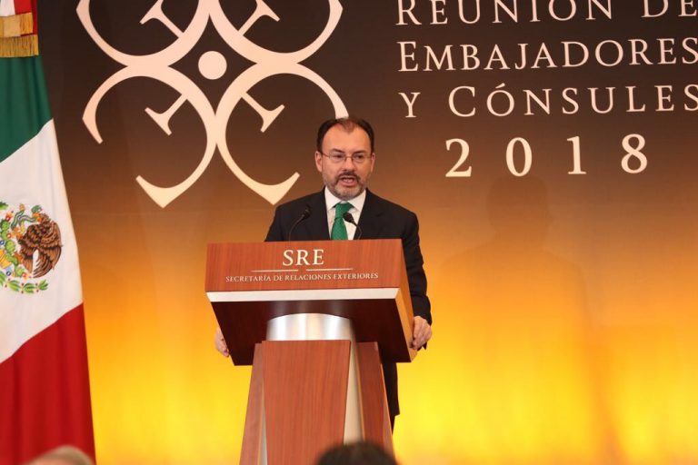 Luis Videgaray Caso Secretario de Relaciones Exteriores.