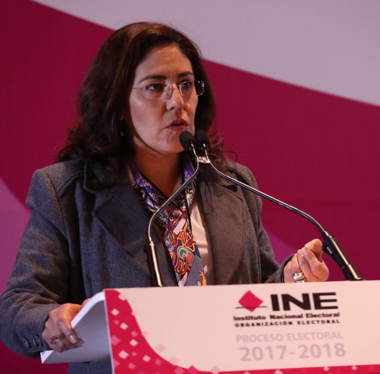 Claudia Zavala Favela, Consejera Electoral en la Reunión Nacional de Consejeras y Consejeros Electorales de los Consejos Locales.