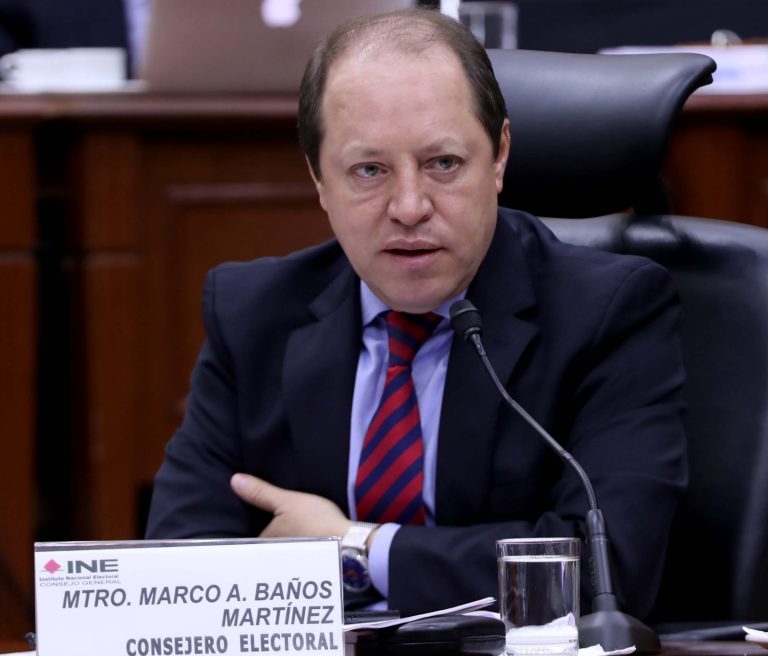 Marco Antonio Baños Martínez, Consejero Electoral.