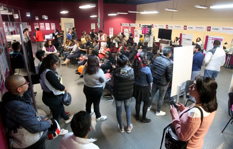 Módulo de atención ciudadana, credencial para votar.