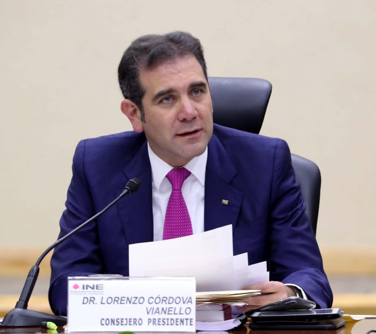 Lorenzo Córdova Vianello, Consejero Presidente del INE.