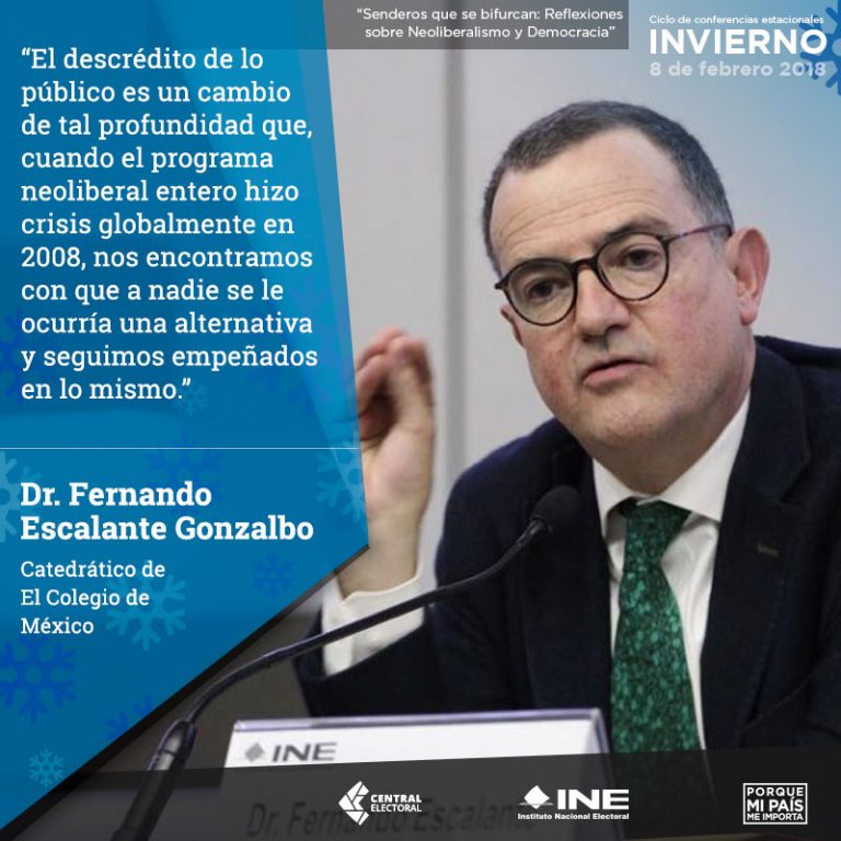 Dr. Fernando Escalante Gonzalbo