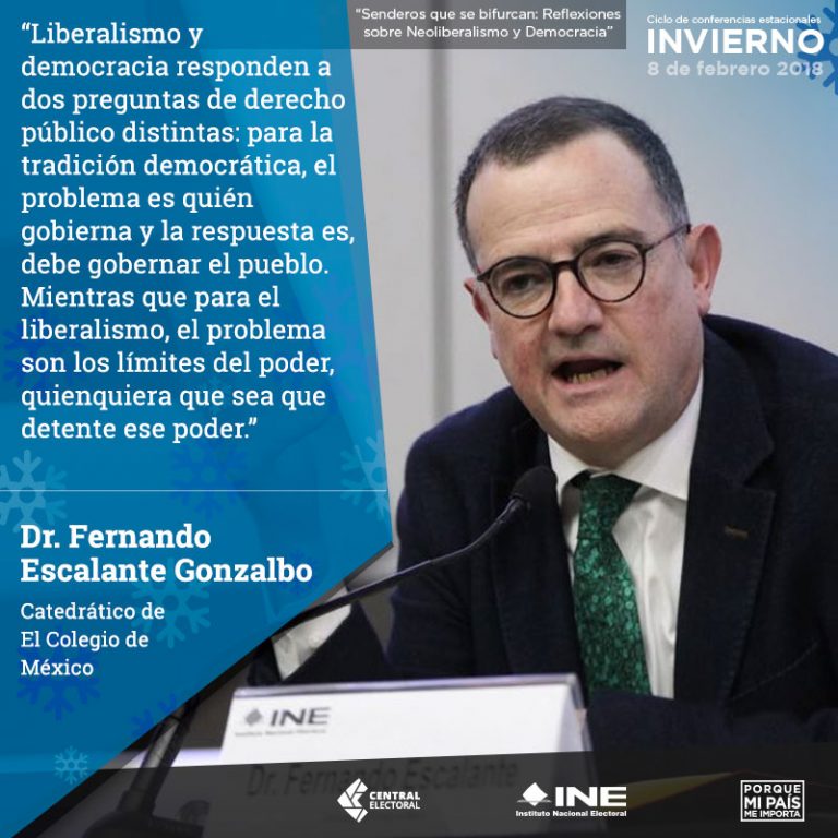 Dr. Fernando Escalante Gonzalbo