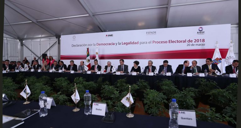 Conferencia Nacional de Gobernadores (CONAGO) Declaración por la Democracia y la Legalidad para el Proceso Electoral  2018.