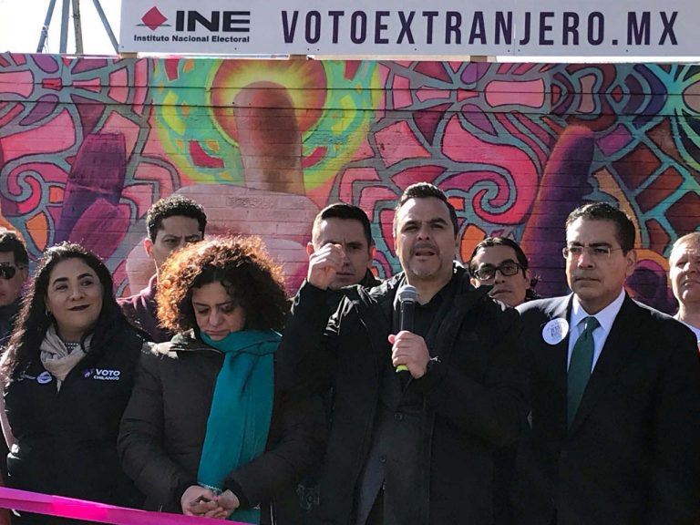 Roberto Heycher Cardiel Soto, Director Ejecutivo de Capacitación Electoral y Educación Cívica, en el marco de la  "Jornada Internacional del llamado al voto desde el extranjero”