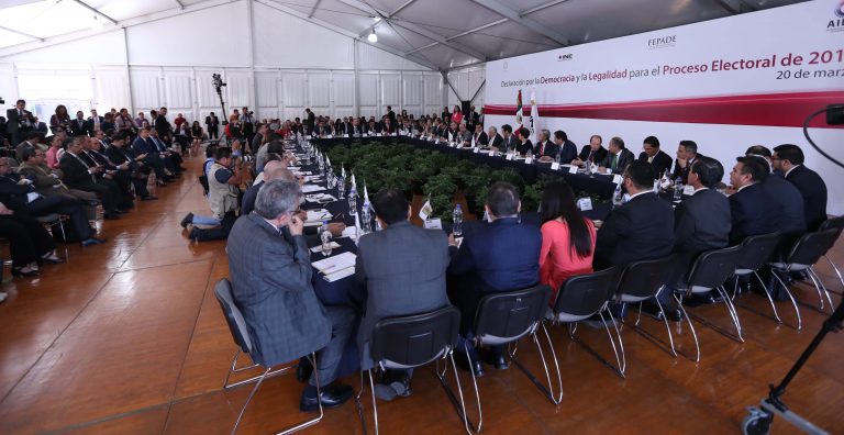 Conferencia Nacional de Gobernadores (CONAGO) Declaración por la Democracia y la Legalidad para el Proceso Electoral  2018.