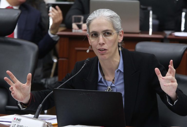 Pamela San Martín Ríos y Valles,  Consejera Electoral.