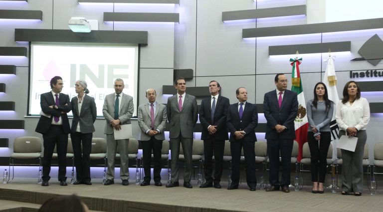 Consejeros Electorales del INE.