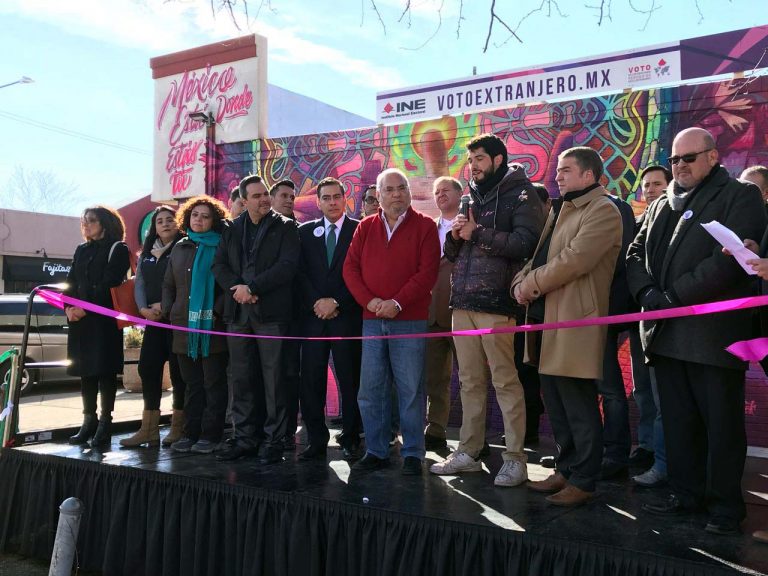 Jazmín Juárez Medina, estudiante de la Universidad de Illinois,  Jornada Internacional del llamado al voto desde el extranjero”