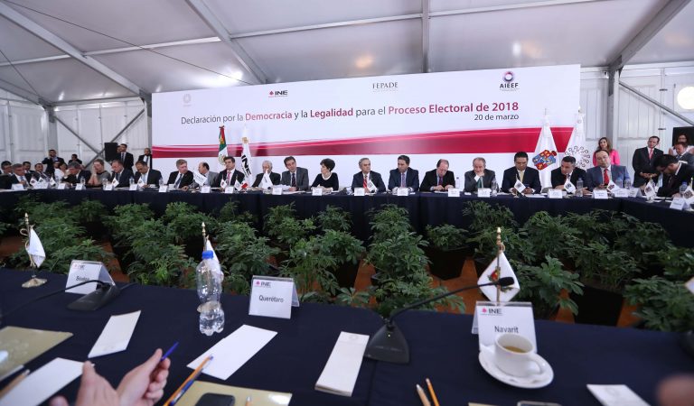 Conferencia Nacional de Gobernadores (CONAGO) Declaración por la Democracia y la Legalidad para el Proceso Electoral  2018.