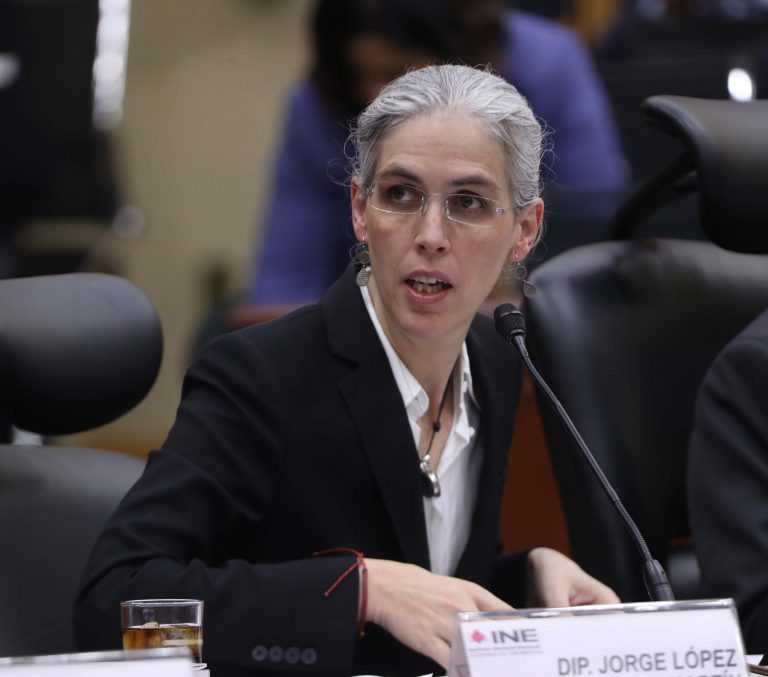 Pamela San Martín Ríos y Valles, consejera Electoral.