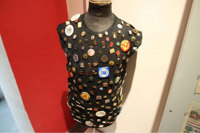 Parte de la exposición   “Ciudadanía, Democracia y Propaganda Electoral en México: 1910-2018”.