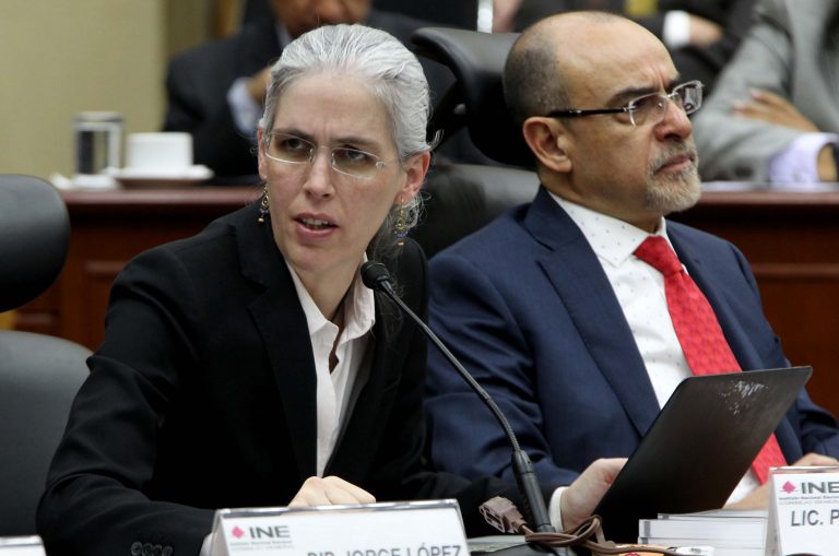 Pamela San Martín Ríos y Valles y Jaime Rivera Velázquez, Consejera y  Consejero Electorales.