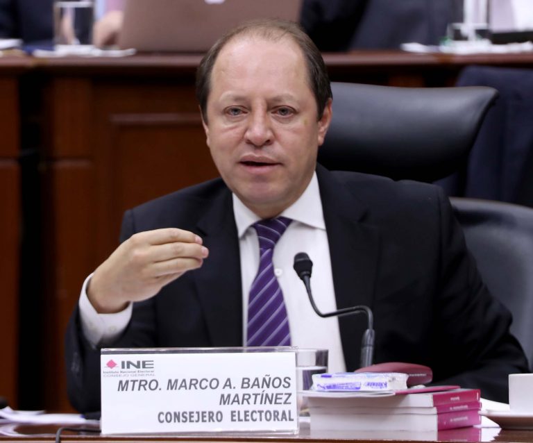 Consejero Electoral Marco Antonio Baños Martínez