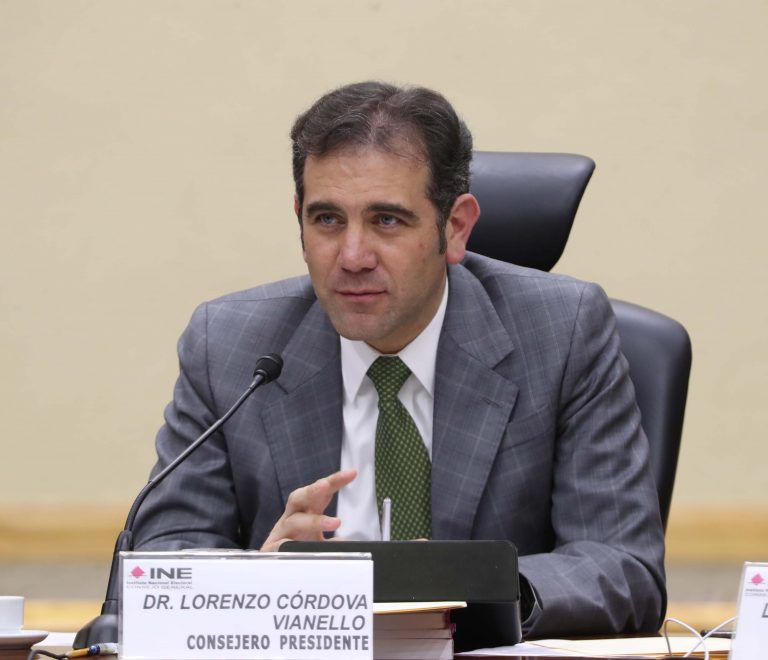 Consejero Presidente Lorenzo Córdova Vianello .