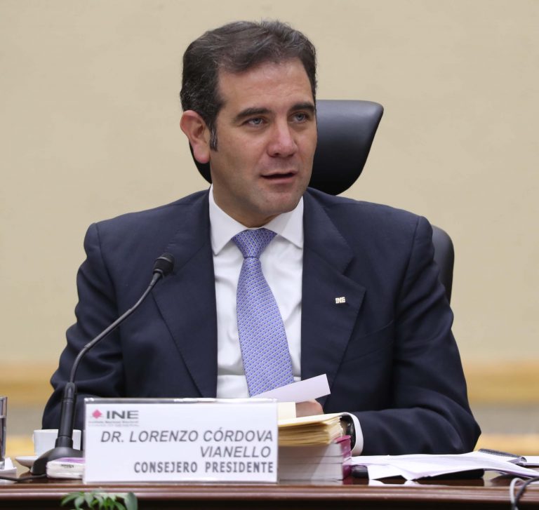 Lorenzo Córdova Vianello, Consejero Presidente del INE.