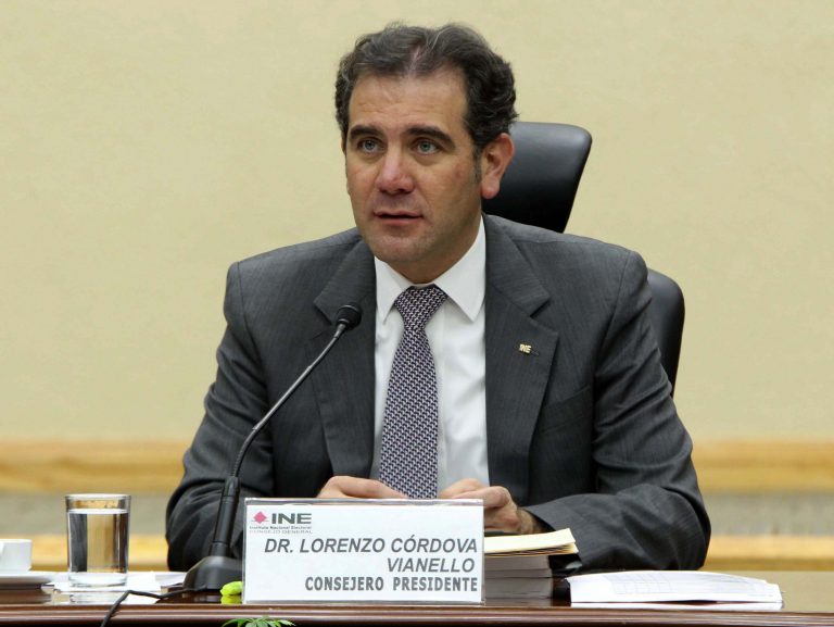 Lorenzo Córdova Vianello, Consejero Presidente del INE.
