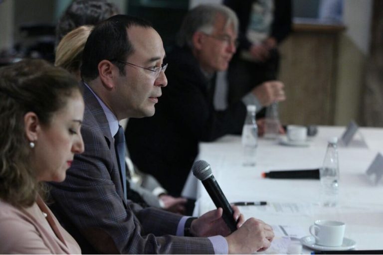 Ciro Murayama Rendón, Consejero Electoral del INE en la   Inauguración de la exposición “Ciudadanía, Democracia y Propaganda Electoral en México: 1910-2018”.