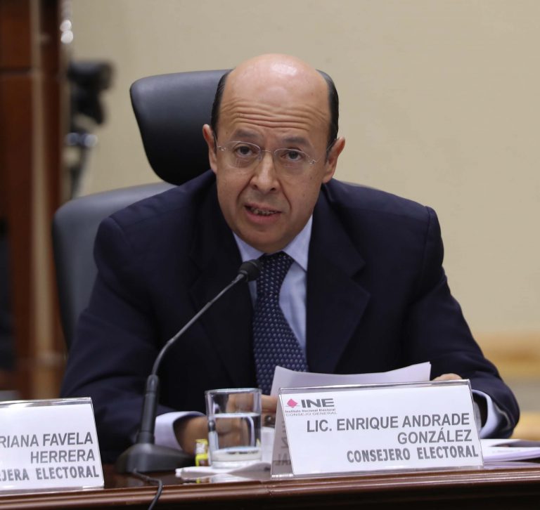 Consejero Electoral Enrique Andrade