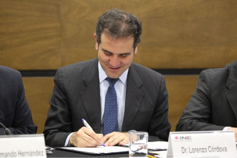 Lorenzo Córdova Vianello, Consejero Presidente del INE.