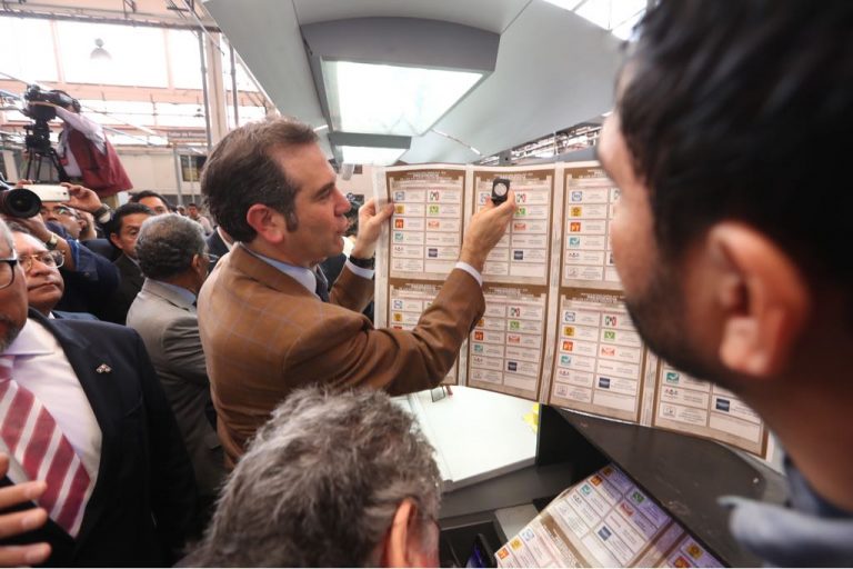 Inicio de Producción de boletas para la elección presidencial del Proceso Electoral 2017-2018.