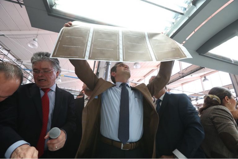 Inicio de Producción de boletas para la elección presidencial del Proceso Electoral 2017-2018.