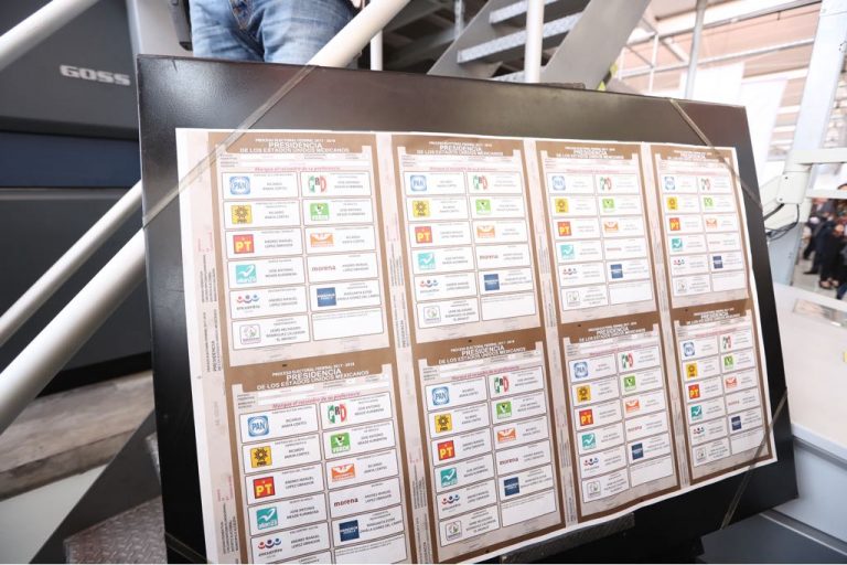 Boleta Electoral Presidencial.