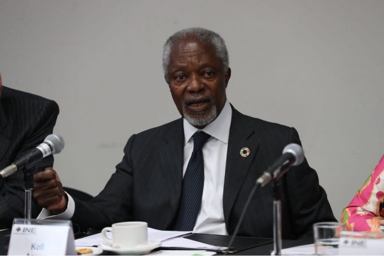 Kofi Annan Ex-Secretario de la ONU.