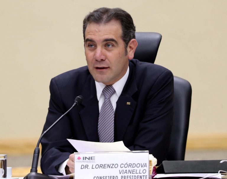 Lorenzo Córdova Vianello, Consejero Presidente del INE.