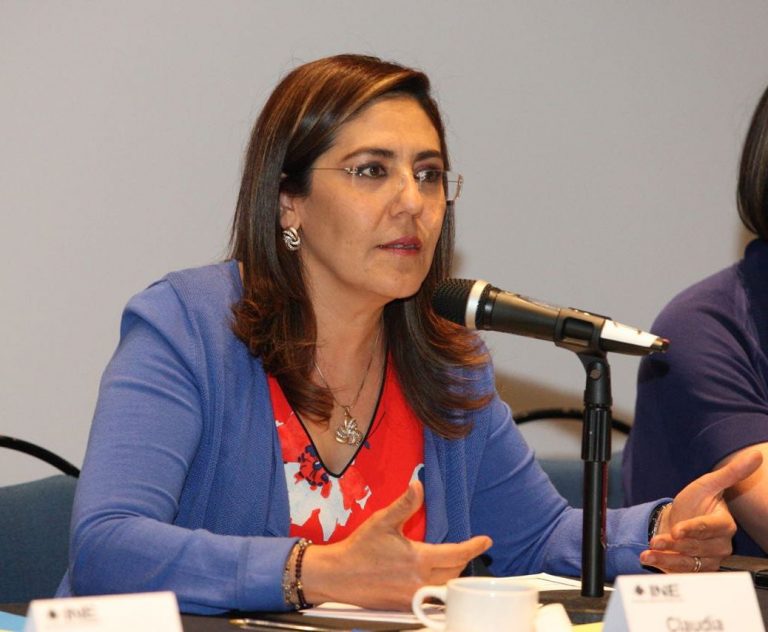 Claudia Zavala Pérez, consejera Electoral del INE.