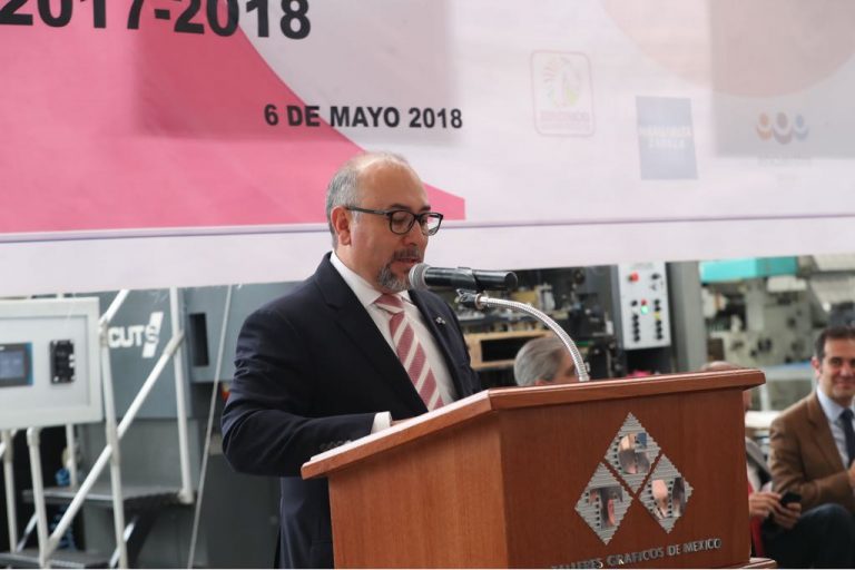 Ariel García, Director de Talleres Gráficos de México.