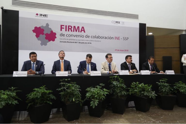 Firma de Convenio de colaboración con la Secretaría de Seguridad Pública de la Ciudad de México.
