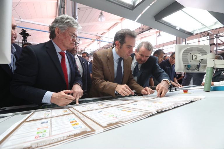 Inicio de Producción de boletas para la elección presidencial del Proceso Electoral 2017-2018.