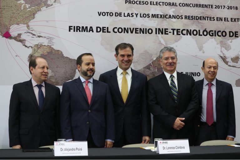 Firma del Convenio INE- Tecnológico de Monterrey