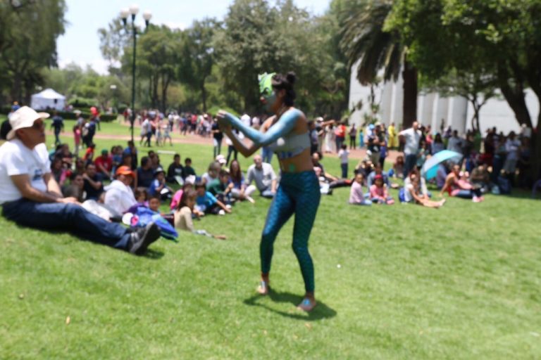 Participación de publico en el Pic Nic Literareo