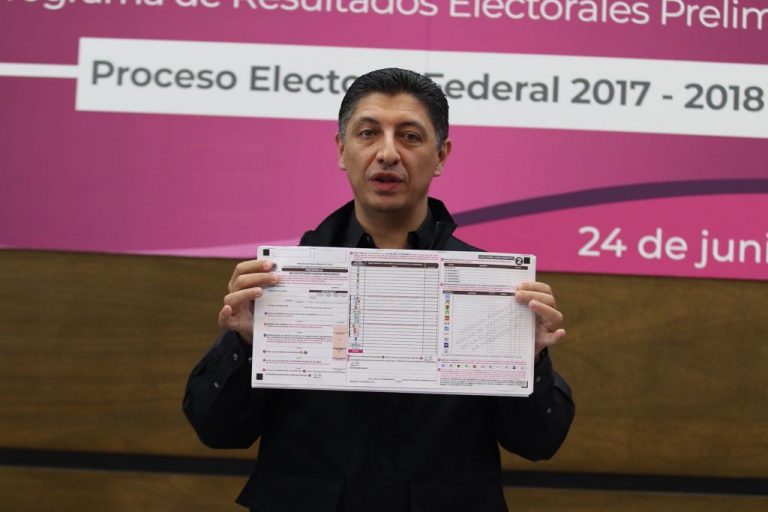 Simulacro Nacional Programa de Resultados Preeliminares.