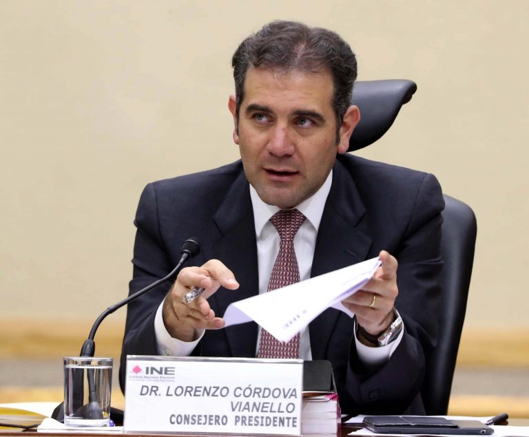 Consejero Presidente del INE Lorenzo Córdova Vianello.