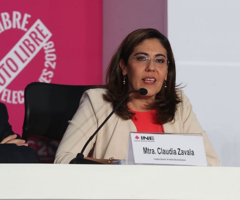 Claudia Zavala Pérez, Consejera electoral.