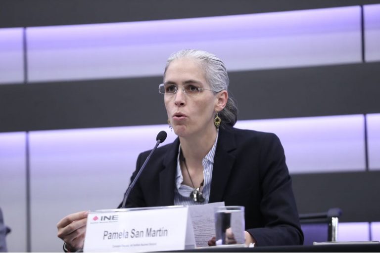 Pamela San Martín Ríos y Valles Consejera Electoral.