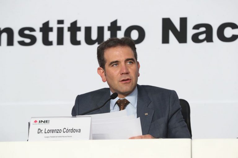 Lorenzo Córdova Vianello, Consejero Presidente del INE.