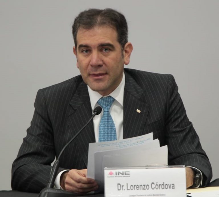 Lorenzo Córdova Vianello, Consejero Presidente del INE.