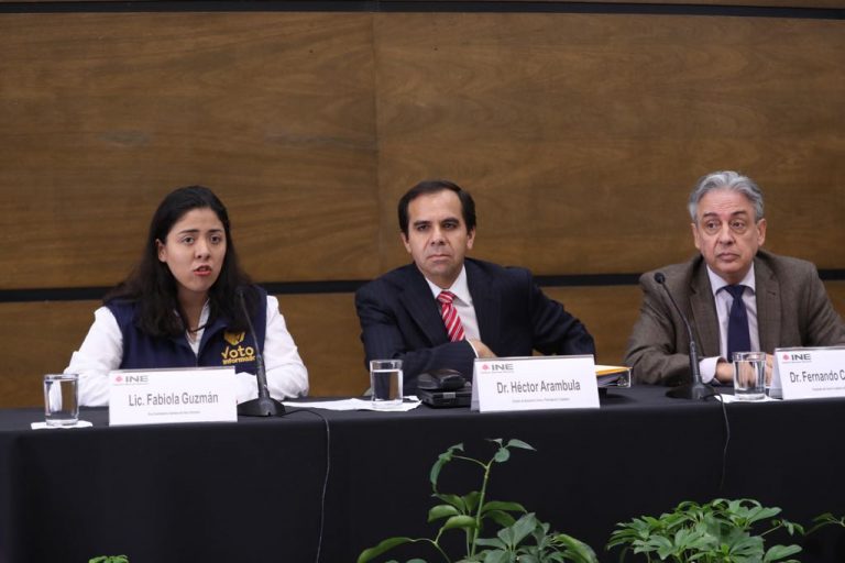 Conferencia de Prensa INE-UNAM Voto Informado.