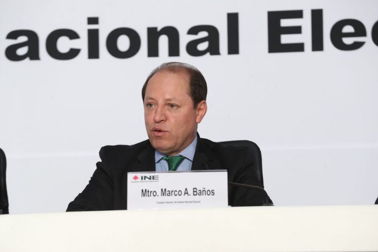 Marco Antonio Baños, Consejero Electoral.
