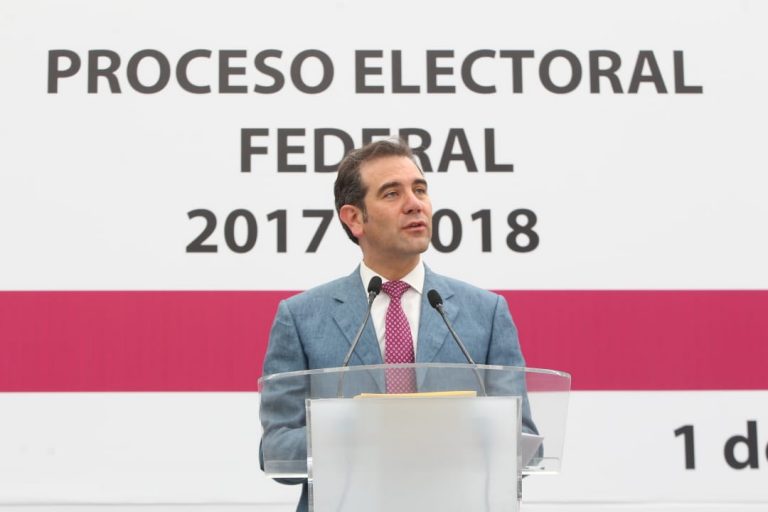 Lorenzo Córdova Vianello, Consejero Presidente del INE en la Ceremonia de Inicio de la Distribución Nacional de la Documentación Electoral Custodiada.