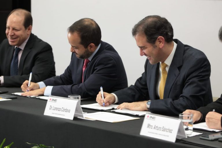 Firma del Convenio INE- Tecnológico de Monterrey