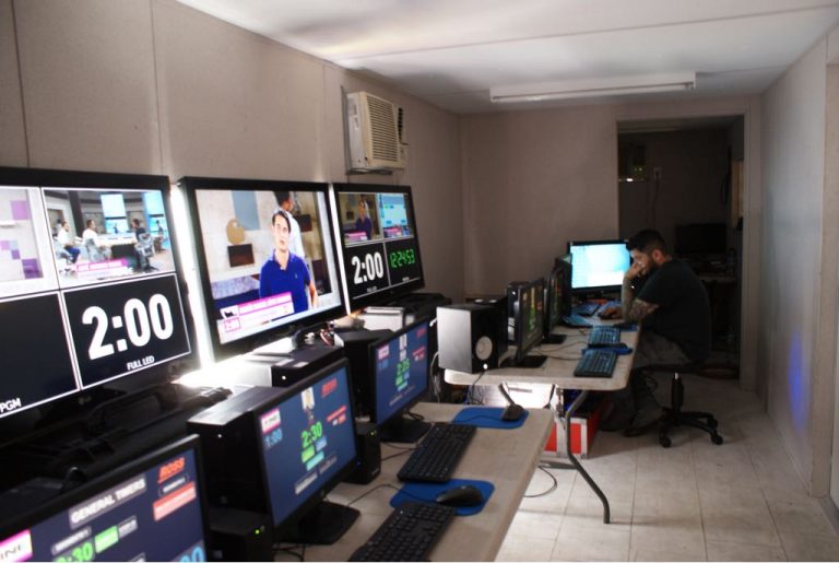 Preparativos para el Tercer Debate Presidencial en el Gran Museo del Mundo Maya